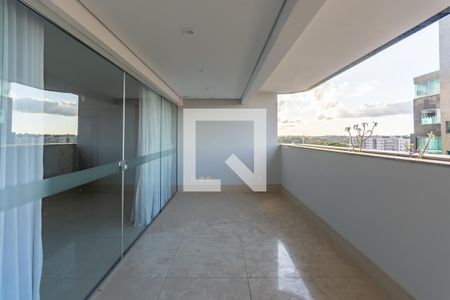 Varanda de apartamento à venda com 4 quartos, 178m² em  Jaraguá, Belo Horizonte
