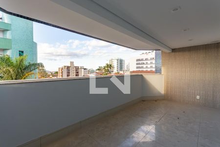 Varanda de apartamento à venda com 4 quartos, 178m² em  Jaraguá, Belo Horizonte