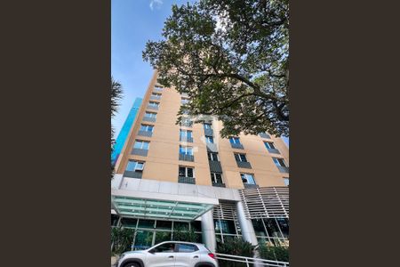 Apartamento para alugar com 29m², 1 quarto e 1 vaga Apartamento para alugar com 29m², 1 quarto e 1 vagaFachada