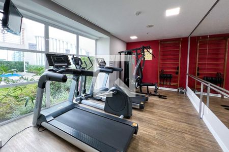 Apartamento para alugar com 29m², 1 quarto e 1 vaga Apartamento para alugar com 29m², 1 quarto e 1 vagaAcademia