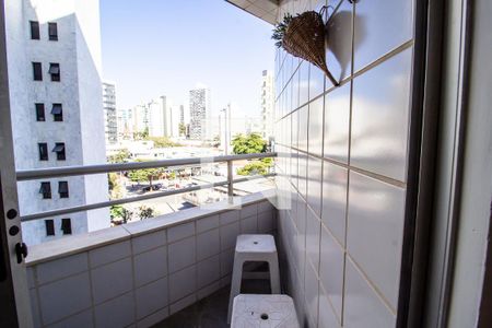 Varanda da sala de apartamento para alugar com 1 quarto, 40m² em Savassi, Belo Horizonte