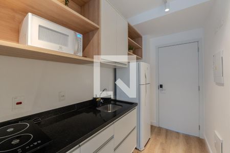 Studio para alugar com 25m², 1 quarto e sem vaga Studio para alugar com 25m², 1 quarto e sem vagaCozinha
