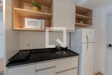 Studio para alugar com 25m², 1 quarto e sem vaga Studio para alugar com 25m², 1 quarto e sem vagaCozinha