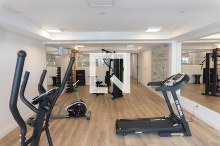 Studio para alugar com 30m², 1 quarto e sem vaga Studio para alugar com 30m², 1 quarto e sem vagaÁrea comum - Academia