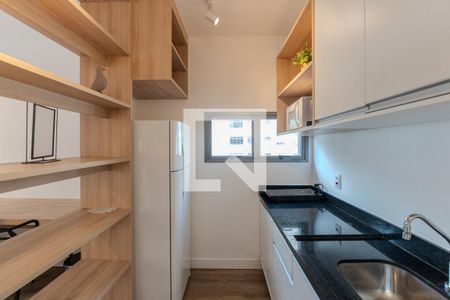 Studio para alugar com 30m², 1 quarto e sem vaga Studio para alugar com 30m², 1 quarto e sem vagaCozinha
