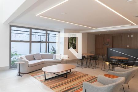 Studio para alugar com 30m², 1 quarto e sem vaga Studio para alugar com 30m², 1 quarto e sem vagaHall de entrada