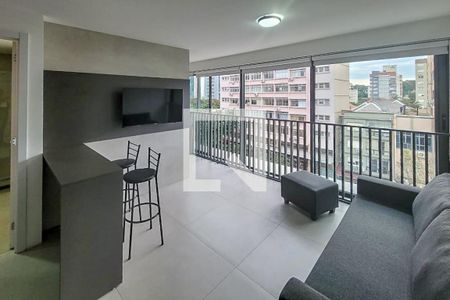 Sala / Cozinha de apartamento para alugar com 1 quarto, 30m² em Auxiliadora, Porto Alegre