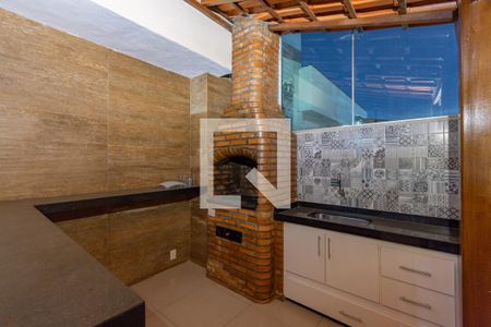 Cobertura - Área Gourmet de apartamento para alugar com 3 quartos, 200m² em Jardim Atlântico, Belo Horizonte