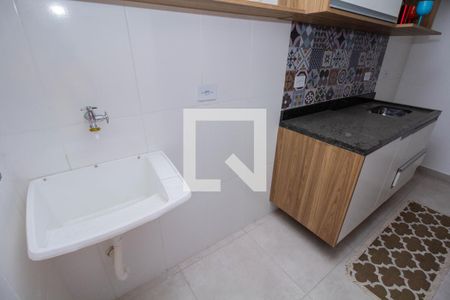 Apartamento à venda com 29m², 1 quarto e sem vaga Apartamento à venda com 29m², 1 quarto e sem vagaCozinha e Área de Serviço