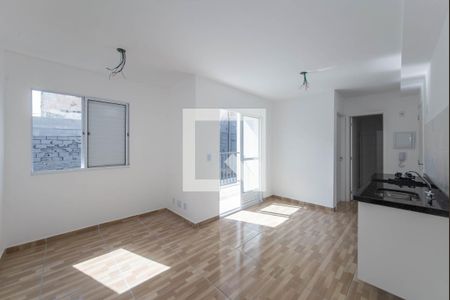 Sala - Cozinha Integrada de apartamento para alugar com 1 quarto, 31m² em Ipiranga, São Paulo