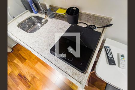 Studio à venda com 19m², 1 quarto e sem vagaStudio - Cozinha - Cooktop