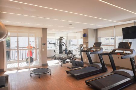 Studio à venda com 38m², 1 quarto e sem vaga Studio à venda com 38m², 1 quarto e sem vagaÁrea comum - Academia