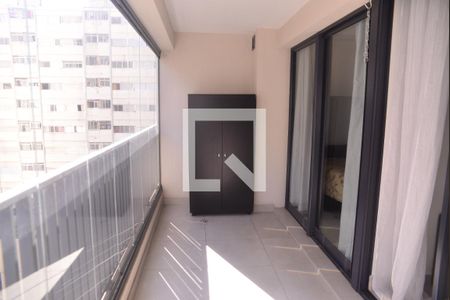 Varanda de apartamento para alugar com 1 quarto, 42m² em Bela Vista, São Paulo