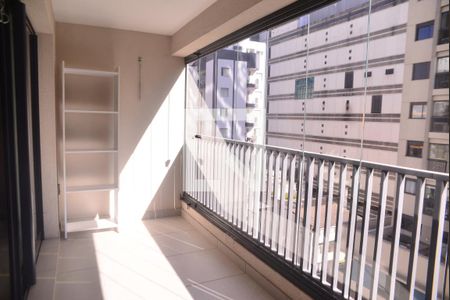 Varanda de apartamento para alugar com 1 quarto, 42m² em Bela Vista, São Paulo