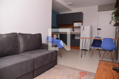 Sala de apartamento para alugar com 1 quarto, 42m² em Bela Vista, São Paulo