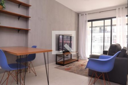 Sala de apartamento para alugar com 1 quarto, 42m² em Bela Vista, São Paulo