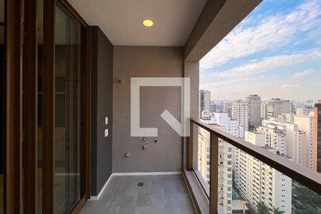 Sacada de kitnet/studio para alugar com 1 quarto, 26m² em Vila Nova Conceição, São Paulo