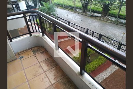 Varanda da Sala de apartamento para alugar com 3 quartos, 130m² em Balneário Cidade Atlântica, Guarujá