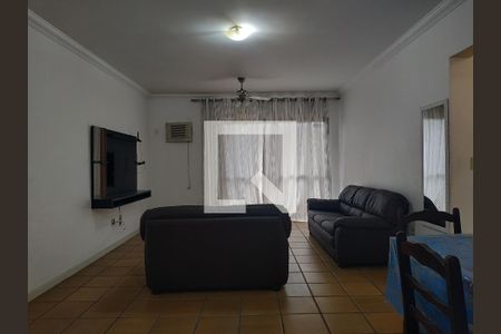 Sala de apartamento para alugar com 3 quartos, 130m² em Balneário Cidade Atlântica, Guarujá