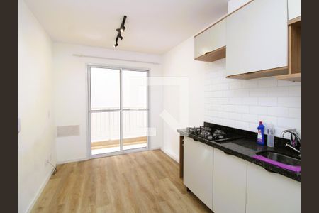 Sala / Cozinha de apartamento para alugar com 1 quarto, 29m² em Parque Vitória, São Paulo