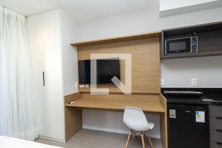 Sala/Cozinha de kitnet/studio à venda com 1 quarto, 24m² em Jardim Paulistano, São Paulo