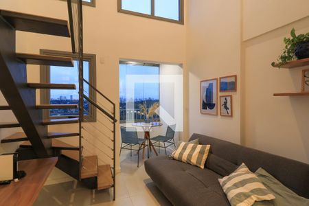 Sala de apartamento à venda com 1 quarto, 29m² em Jardim das Acacias, São Paulo