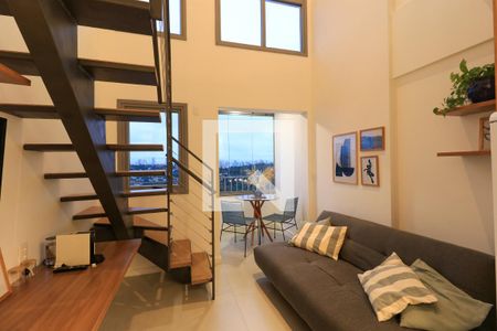 Sala de apartamento à venda com 1 quarto, 29m² em Jardim das Acacias, São Paulo