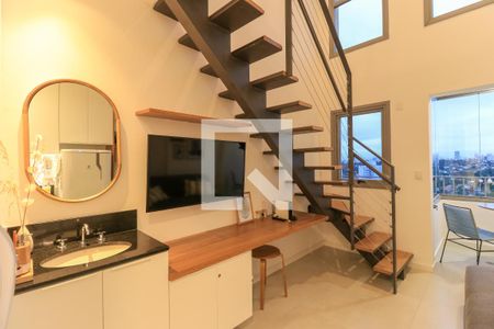 Sala de apartamento à venda com 1 quarto, 29m² em Jardim das Acacias, São Paulo