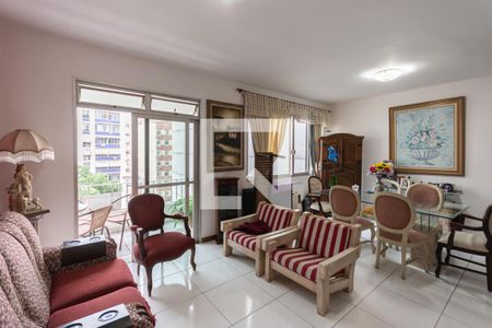 Sala de apartamento para alugar com 3 quartos, 120m² em Tijuca, Rio de Janeiro