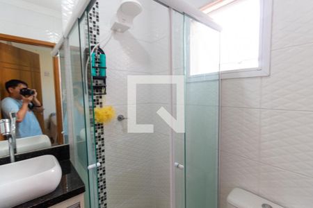 Casa de condomínio à venda com 78m², 2 quartos e 1 vagaBanheiro da Suíte 1