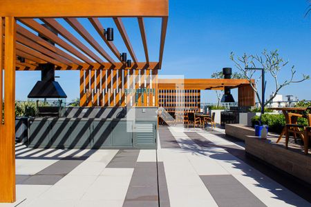 Studio à venda com 2552m², 1 quarto e 1 vaga Studio à venda com 2552m², 1 quarto e 1 vagaÁrea comum - Churrasqueira