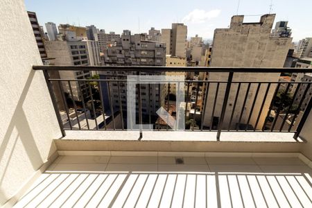 Varanda do Studio de kitnet/studio à venda com 1 quarto, 32m² em Vila Buarque, São Paulo