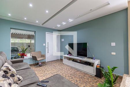 Sala de casa à venda com 4 quartos, 137m² em Vila Bela Vista, Santo André
