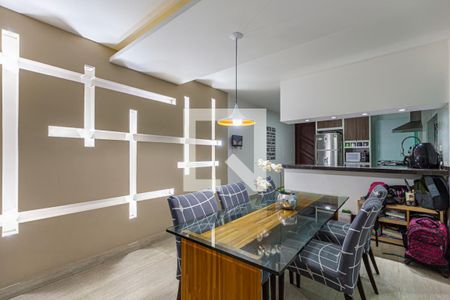 Sala de Jantar de casa à venda com 4 quartos, 137m² em Vila Bela Vista, Santo André