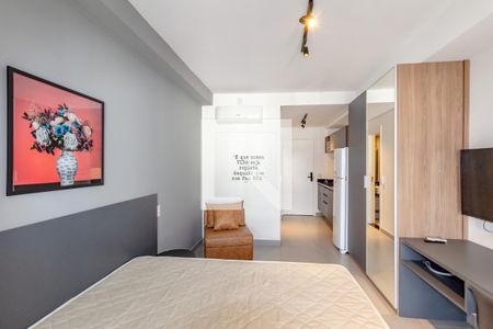 Studio de kitnet/studio para alugar com 1 quarto, 29m² em Indianópolis, São Paulo