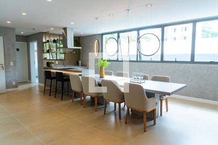 Studio à venda com 27m², 1 quarto e sem vagaÁrea gourmet