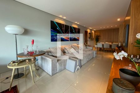 Sala de apartamento à venda com 4 quartos, 200m² em Belvedere, Belo Horizonte