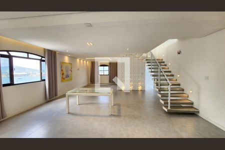 Sala de apartamento para alugar com 5 quartos, 280m² em Ponta da Praia, Santos