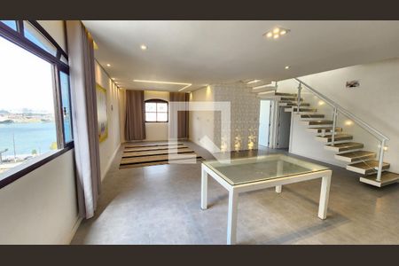 Sala de apartamento para alugar com 5 quartos, 280m² em Ponta da Praia, Santos