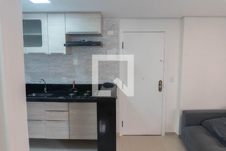 Sala/Cozinha de apartamento para alugar com 1 quarto, 32m² em Centro, São Paulo