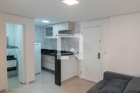 Sala/Cozinha de apartamento para alugar com 1 quarto, 32m² em Centro, São Paulo