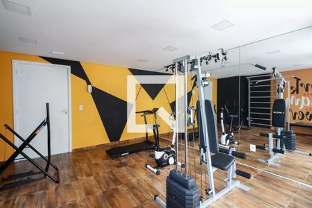 Apartamento para alugar com 28m², 1 quarto e sem vaga Apartamento para alugar com 28m², 1 quarto e sem vagaÁrea comum - Academia