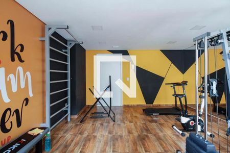 Apartamento para alugar com 28m², 1 quarto e sem vaga Apartamento para alugar com 28m², 1 quarto e sem vagaÁrea comum - Academia