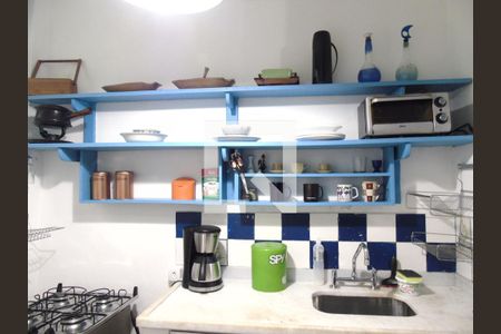 Studio à venda com 59m², 1 quarto e sem vagaDetalhe Cozinha