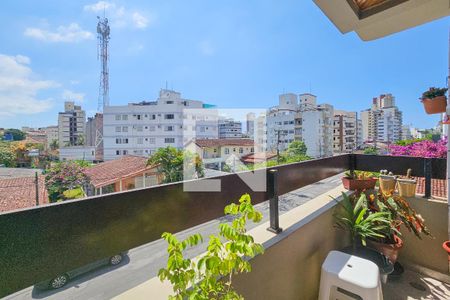 Varanda de apartamento para alugar com 2 quartos, 73m² em Jardim Tres Marias, Guarujá