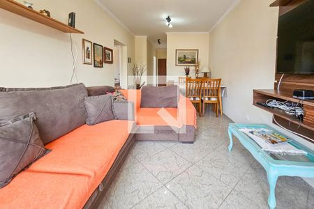 Sala de apartamento para alugar com 2 quartos, 73m² em Jardim Tres Marias, Guarujá