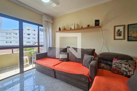 Sala de apartamento para alugar com 2 quartos, 73m² em Jardim Tres Marias, Guarujá
