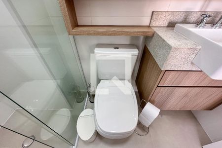 Studio para alugar com 40m², 1 quarto e 1 vaga Studio para alugar com 40m², 1 quarto e 1 vagaBanheiro da Suíte