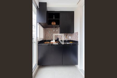 Varanda  de kitnet/studio para alugar com 1 quarto, 37m² em Bela Vista, São Paulo