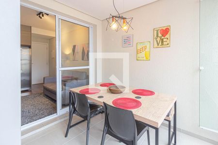 Varanda  de kitnet/studio para alugar com 1 quarto, 37m² em Bela Vista, São Paulo